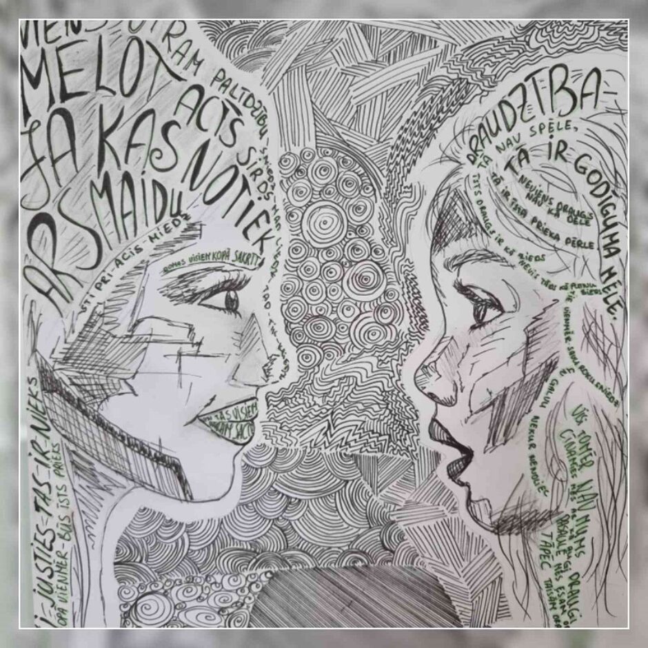 Dzejas dienas zīmējums