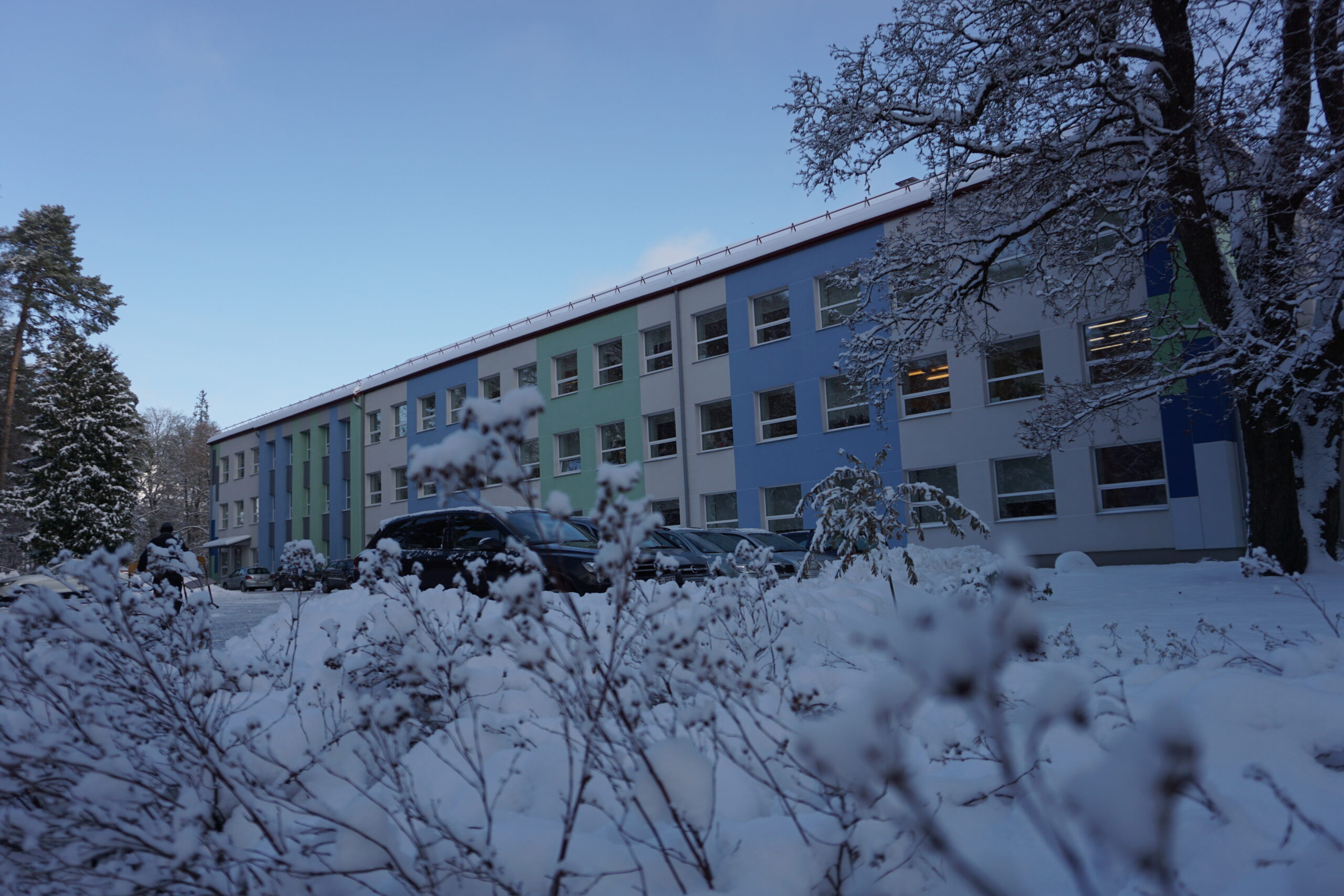 Skolas otrais korpuss, ziemas bile 2022. gads