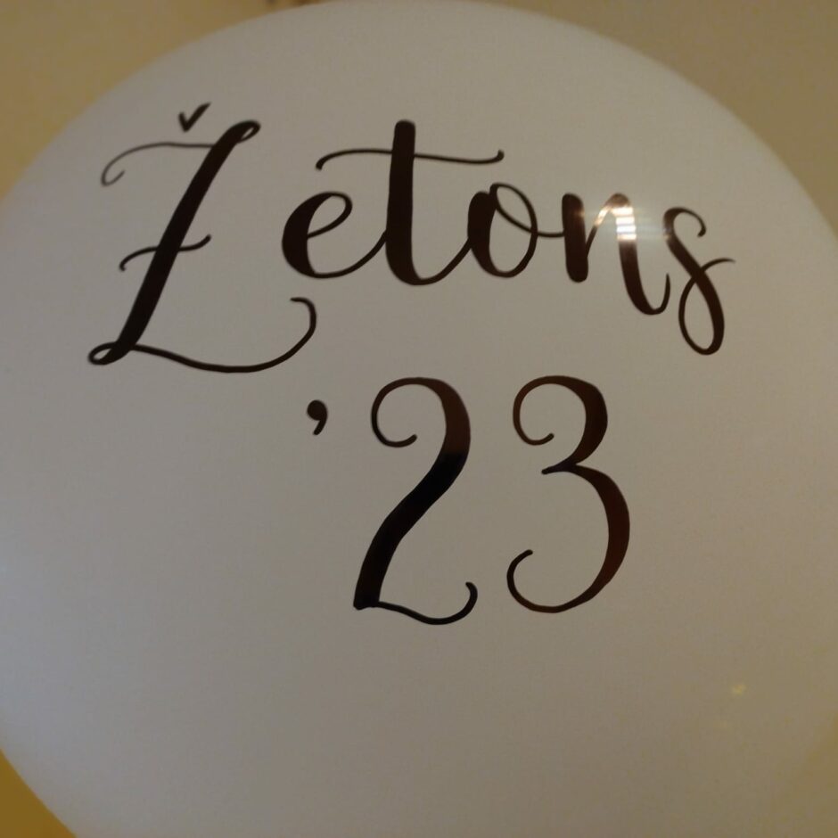 2022./2023.m.g. 12.klašu Žetonu vakara noformējums