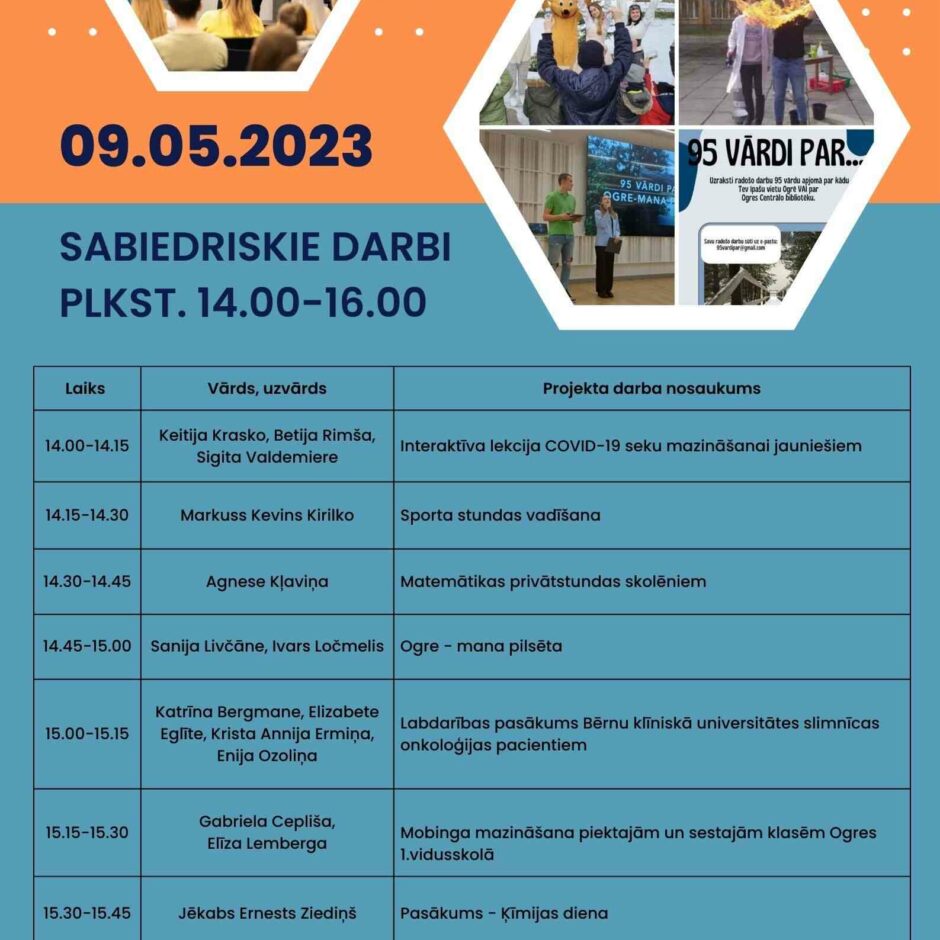 Baneris - Projekta darbu prezentēšana