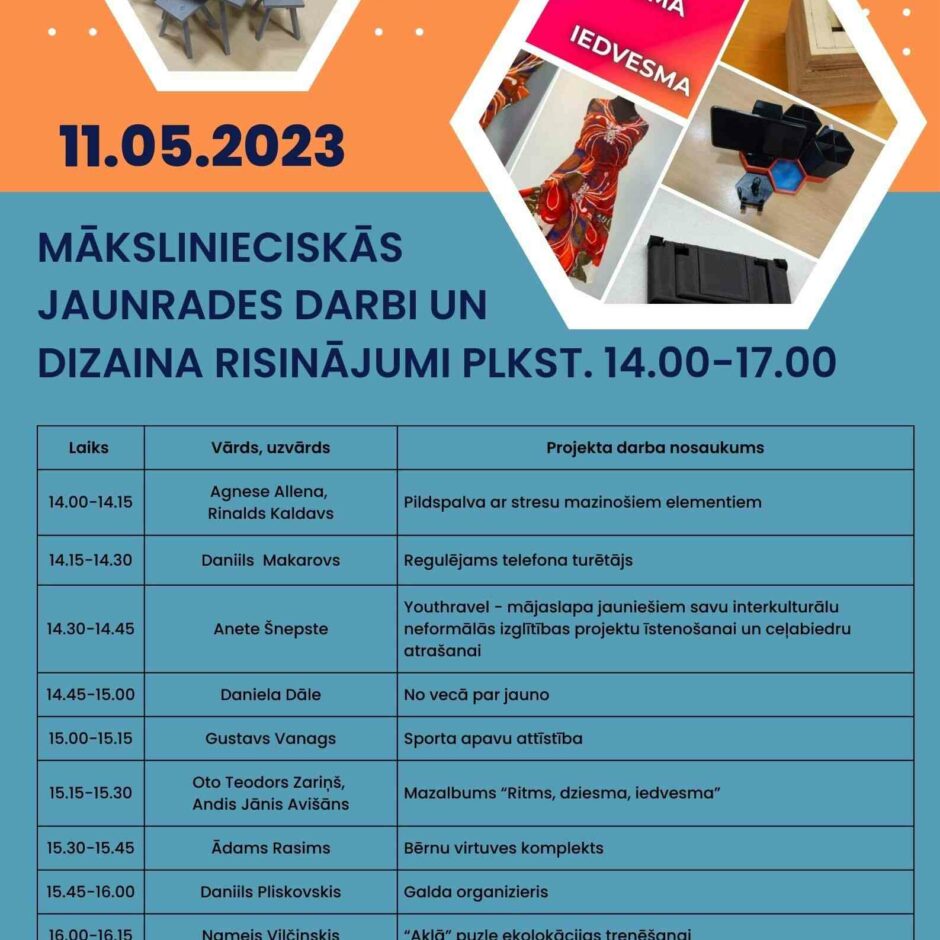 Baneris - Projekta darbu prezentēšana