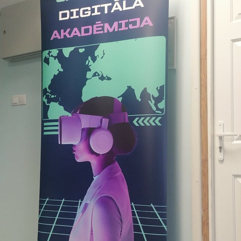 Digitālās akadēmijas baneris