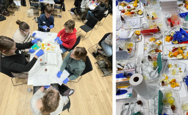 Konkursa laikā praktiskās nodarbības, un vajadzīgie eksperimentu materiāli (Konkurss Bio-Ķīmiski aktīvi).