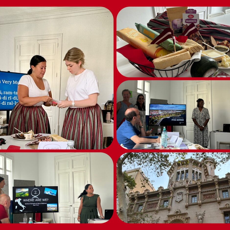 Skolu prezentācijas Eiropas Savienības Erasmus+ projekta K1 aktivitātes kursa “Social and Emotional Learning (SEL) for Successful Schools” iervaros 26.08.2024. Barselonā.