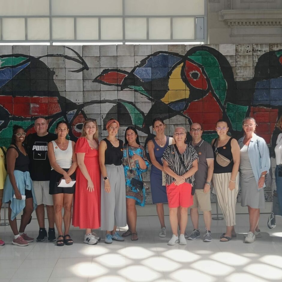 Mācību ekskursija uz Katalonijas Nacionālo mākslas muzeju 29.08.2024. Eiropas Savienības Erasmus+ projekta K1 aktivitātes kursa “Social and Emotional Learning (SEL) for Successful Schools” Barselonā iervaros.