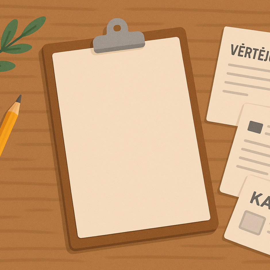 Ilustratīva bilde dokumentu iesniegšanai