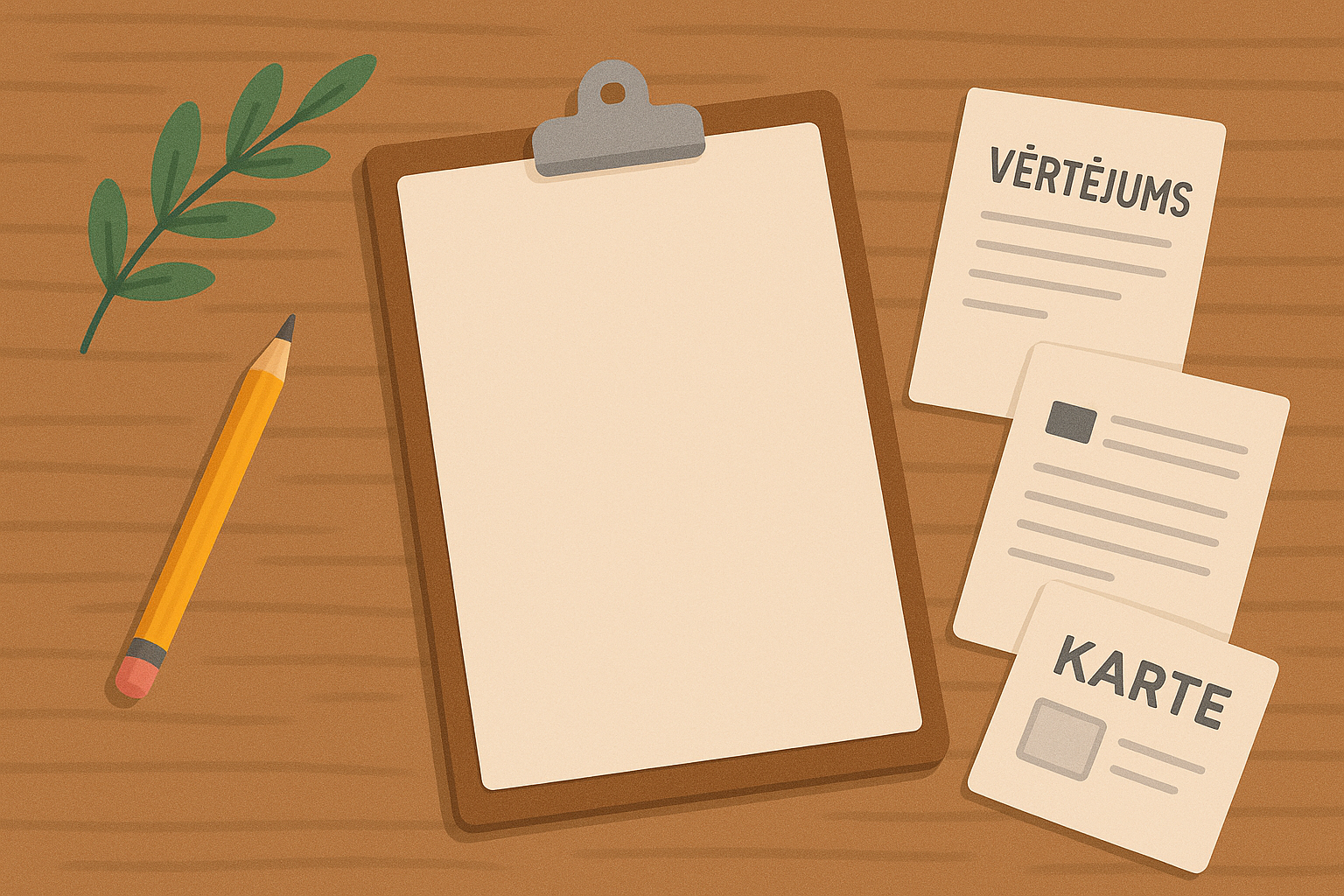 Ilustratīva bilde dokumentu iesniegšanai