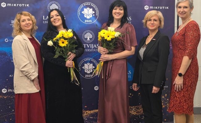 Vidū “Latvijas Gada skolotājs 2025” balvas nominantes Kristīne Treimane un Dana Faivelsone-Bidiņa