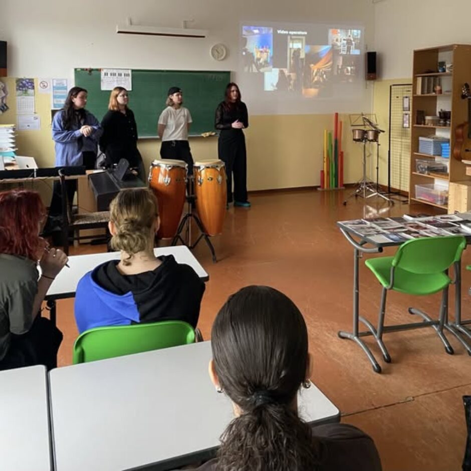 RMMT pārstāvji iepazīstina mūsu skolēnus ar mācību iespējām pēc 9. klases un dalās pieredzē par izvēlētajām profesijām