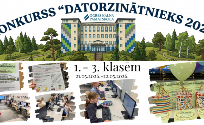 Konkursa “Datorzinātnieks 2026” attēlu kolāža