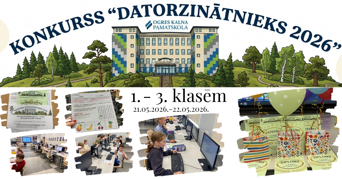 Konkursa “Datorzinātnieks 2026” attēlu kolāža